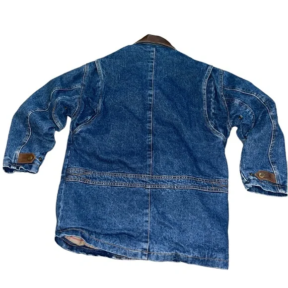 🌸Vintage Ash Creek Trading Denim bomber jacket‎ with lining